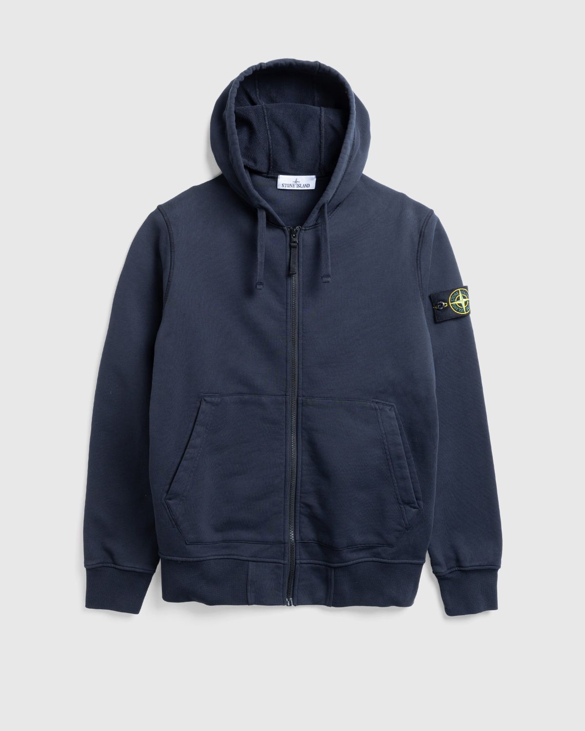 Stone Island Garment Dyed Crewneck Sweatshirt Navy Blue